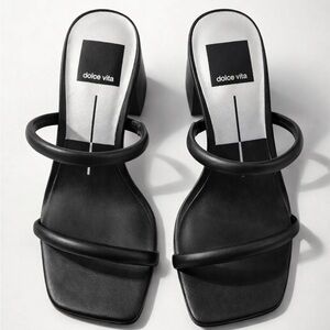 Dolce Vita Black Strappy Heels